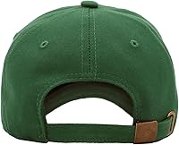 Vista 177 de KBETHOS® Gorra de béisbol de algodón ajustable de algodón con corona baja clásica Pigmento rojo teñido