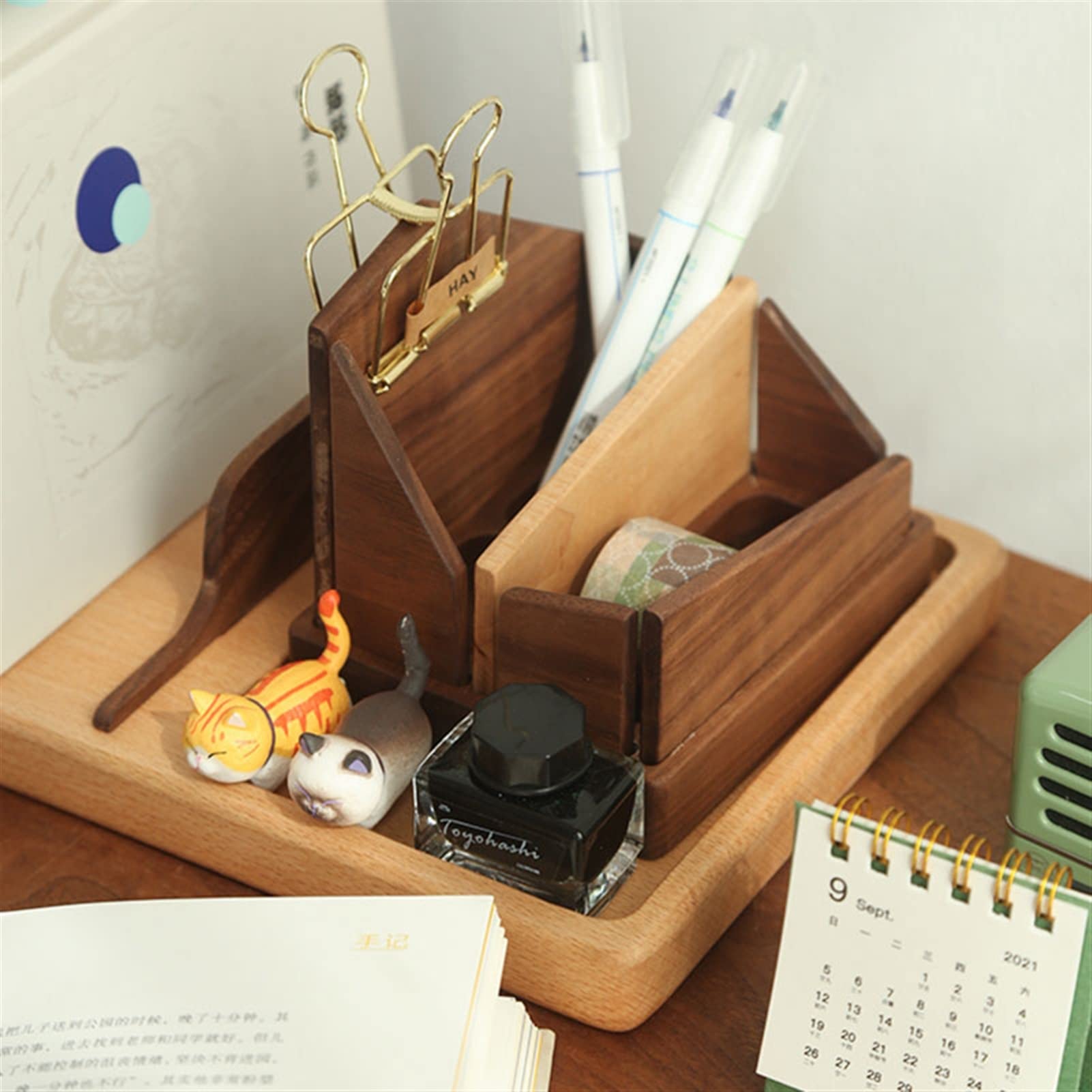 SISWIM Stifteköcher Stiftbecher Stifthalter Office Desk Retro Visitenkartenkoffer Stifthalter Student Desktop Bleistiftspeicherbecher Bleistifthalter Stifteköcher Schreibtisch