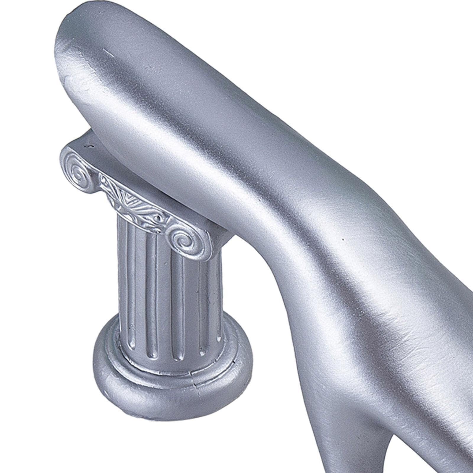 Wystawka na biżuterię Biżuteria Ręczna Stojak Na Biżuterię Uchwyt Pierścionki Organizer Na sprzedaż na targi(Blue,Silver)