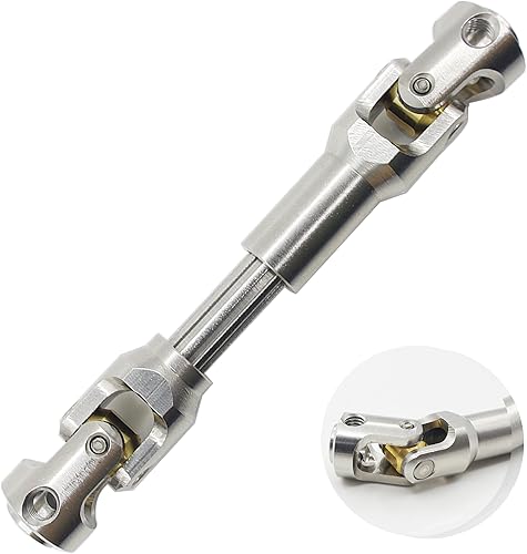 Eje de transmisión de acero inoxidable resistente para 110 RC Car Crawler Axial SCX10 90046 AXI03007 TRX4 Redcat Gen8 (4.764-6.890 in)