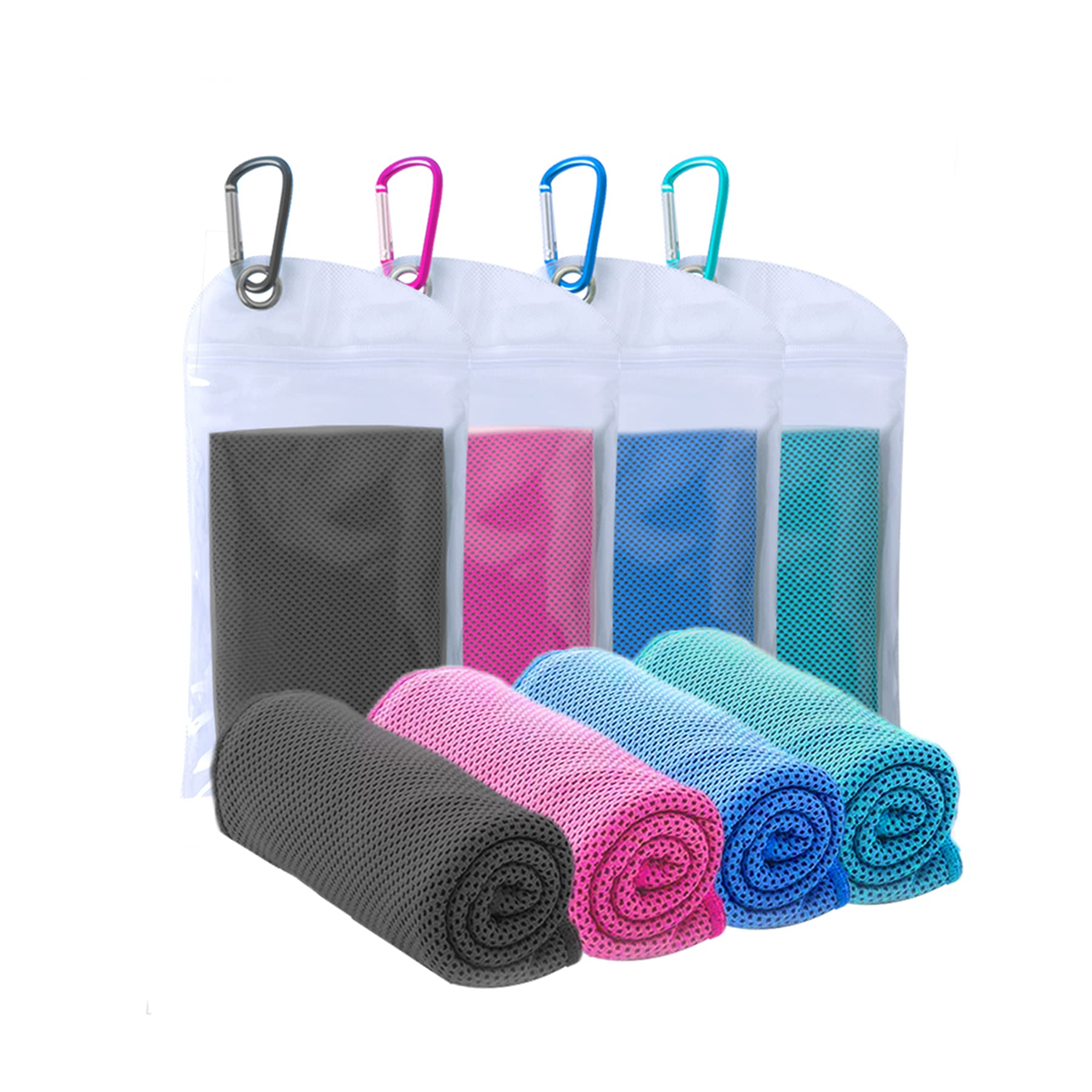 Cooling Towels Ice Towel Breathable Chilly Towels for All Exercises Sports Running Yoga Gym Workout Camping Goft Fitness Workout Indoor Outdoor (Multiple Color and Patterns)-image-11