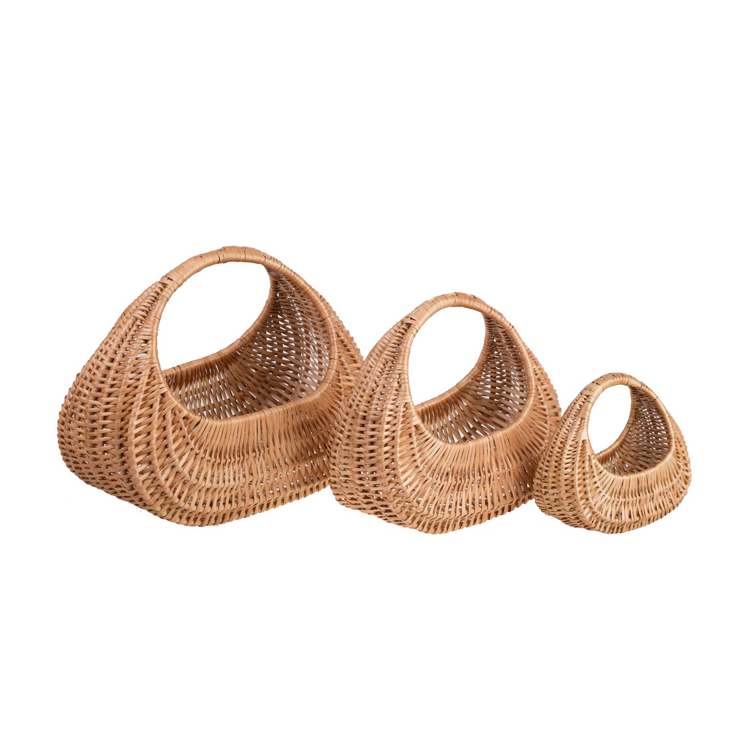 e-wicker24 Panier, gondole, sac en osier naturel (30 x 18 x 28)