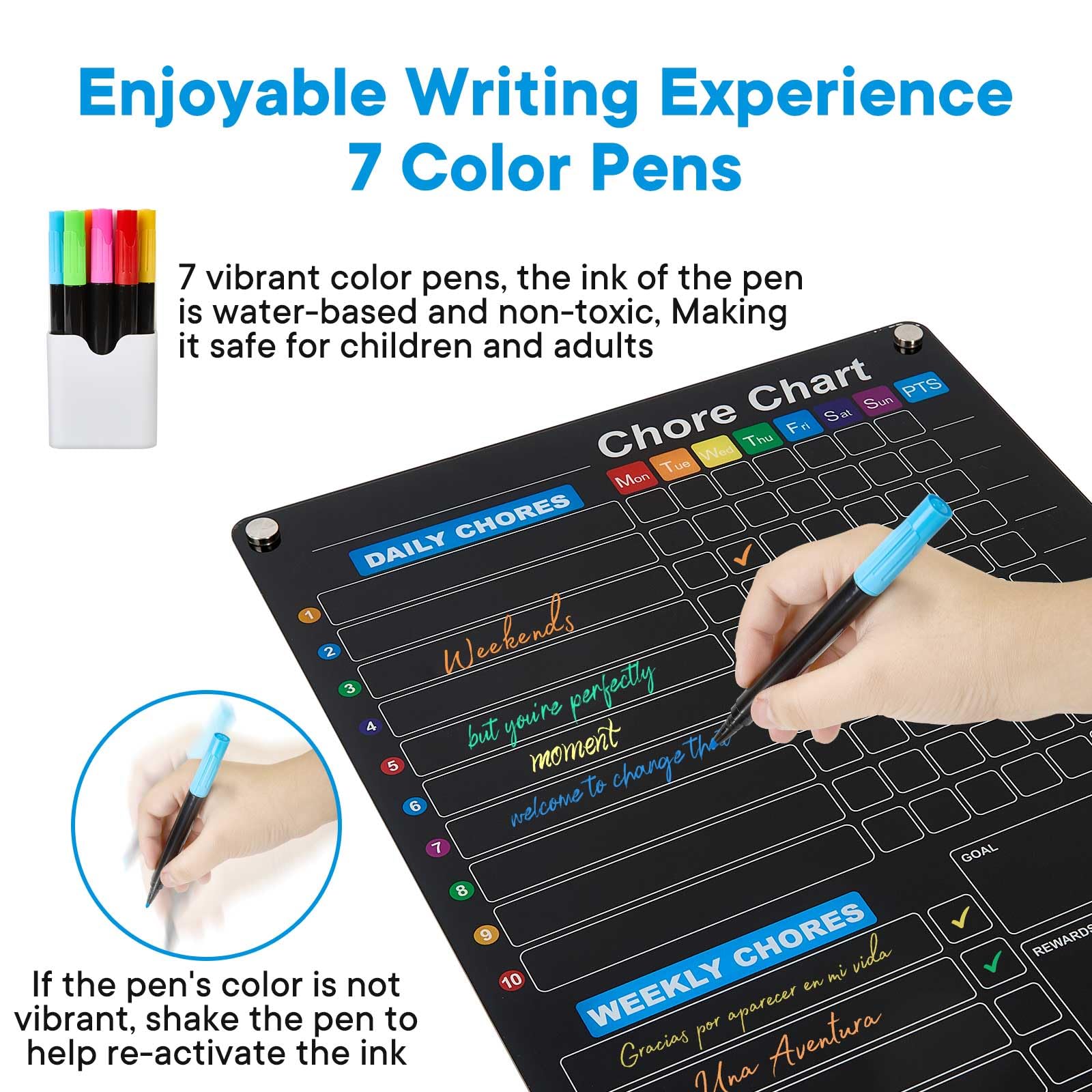 KeirineCC Fridge Calendar Magnetic Dry Erase Calendar Whiteboard Calendar For Refrigerator Planners, Monthly Planner For Refrigerator - View #4