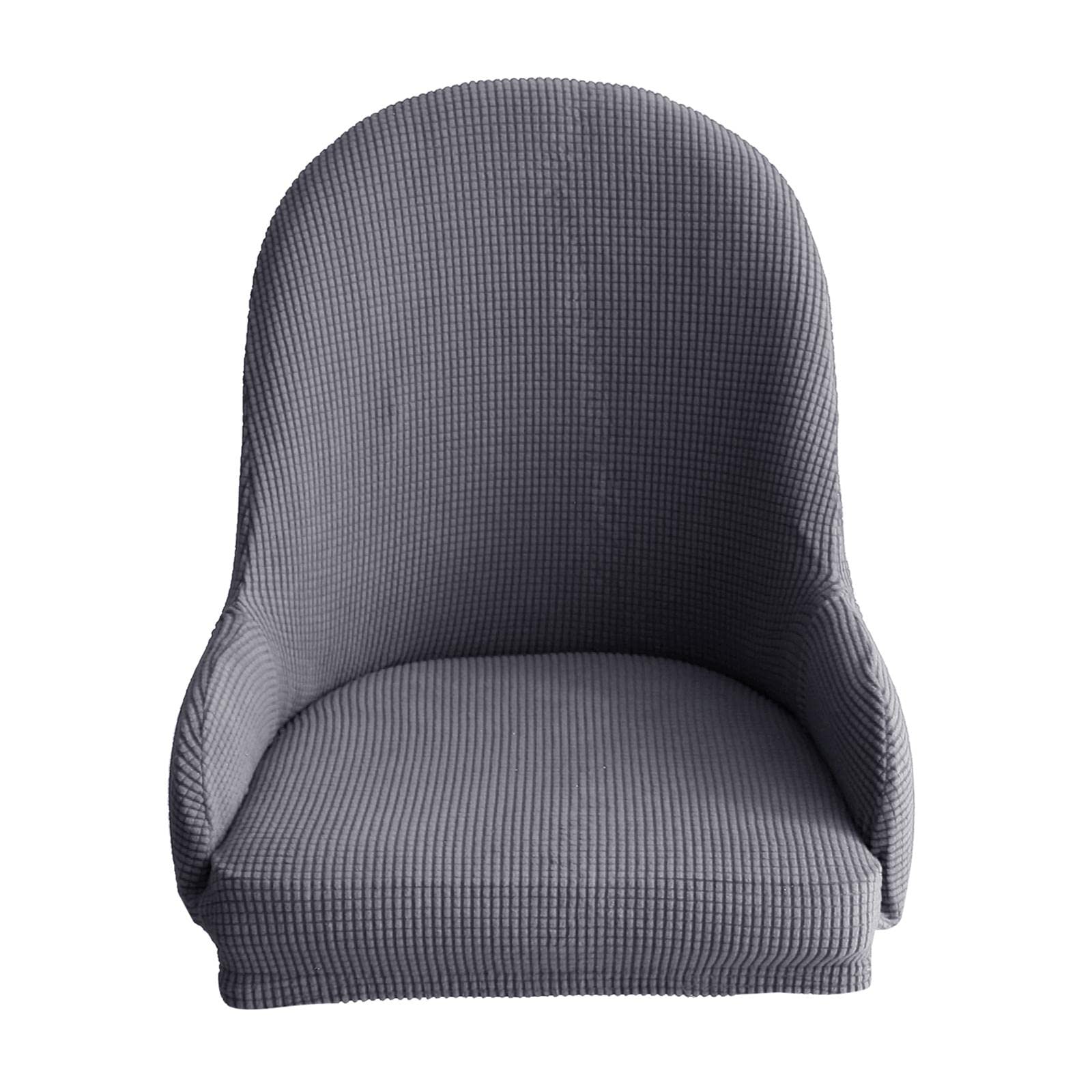 SAZ DEKOR 1pc Wing Back Dining Chair Cover Reusable Protector Seat Covers for Decor (Grey)|Home & Garden | Furniture | Slipcovers|1 Piece Chair Cover|Furniture|Slipcovers|Home Decor Slip Cover|-image-0