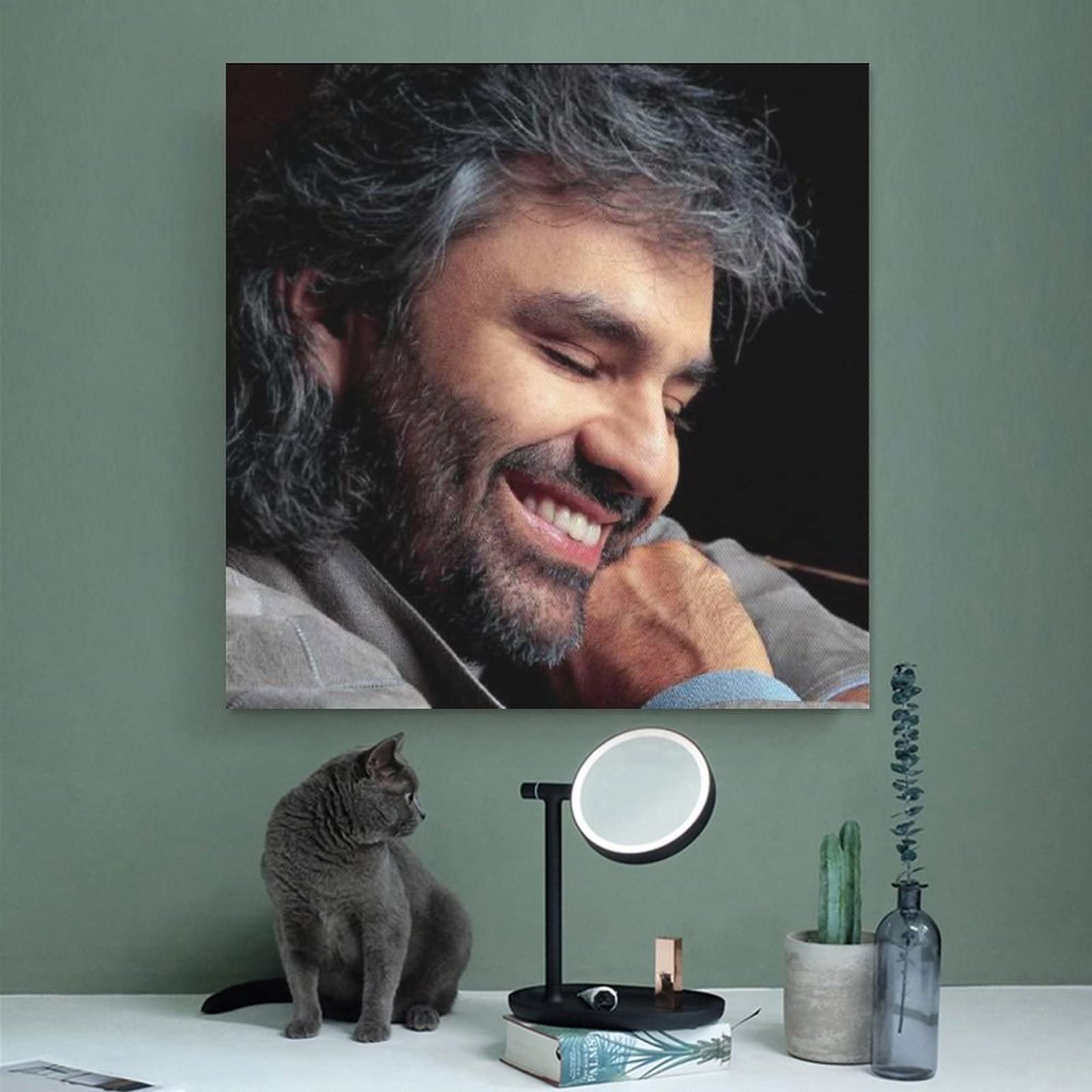 EFEZAC Andrea Bocelli Poster 5 Canvas Poster Wall Art Decor Print Picture  Paintings for Living Room Bedroom Decoration Unframe-style  20x20inch(50x50cm) : Amazon.co.uk: Home & Kitchen