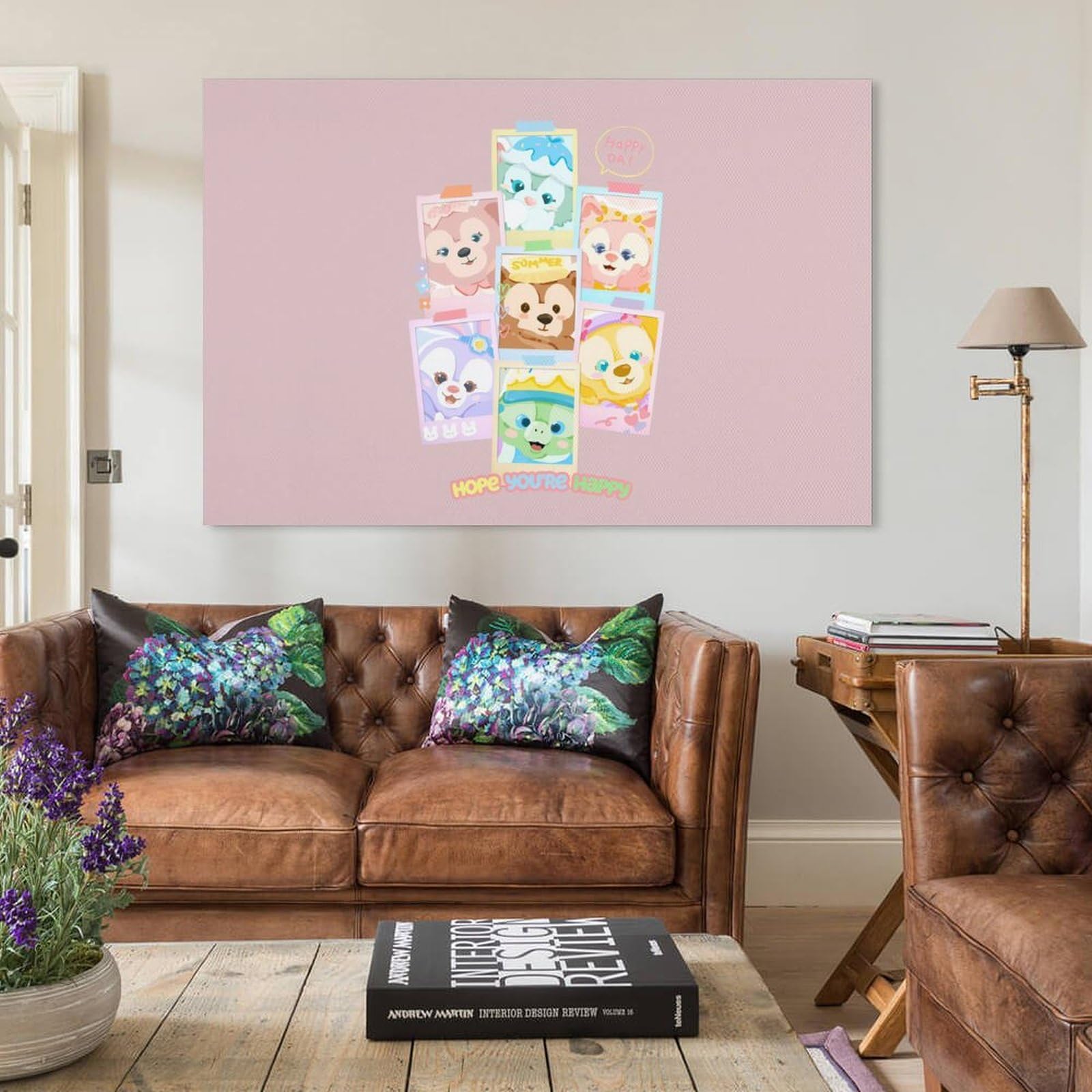 Amazon.co.jp: ダッフィー フレンズ シェリーメイ アートポスター 飾り