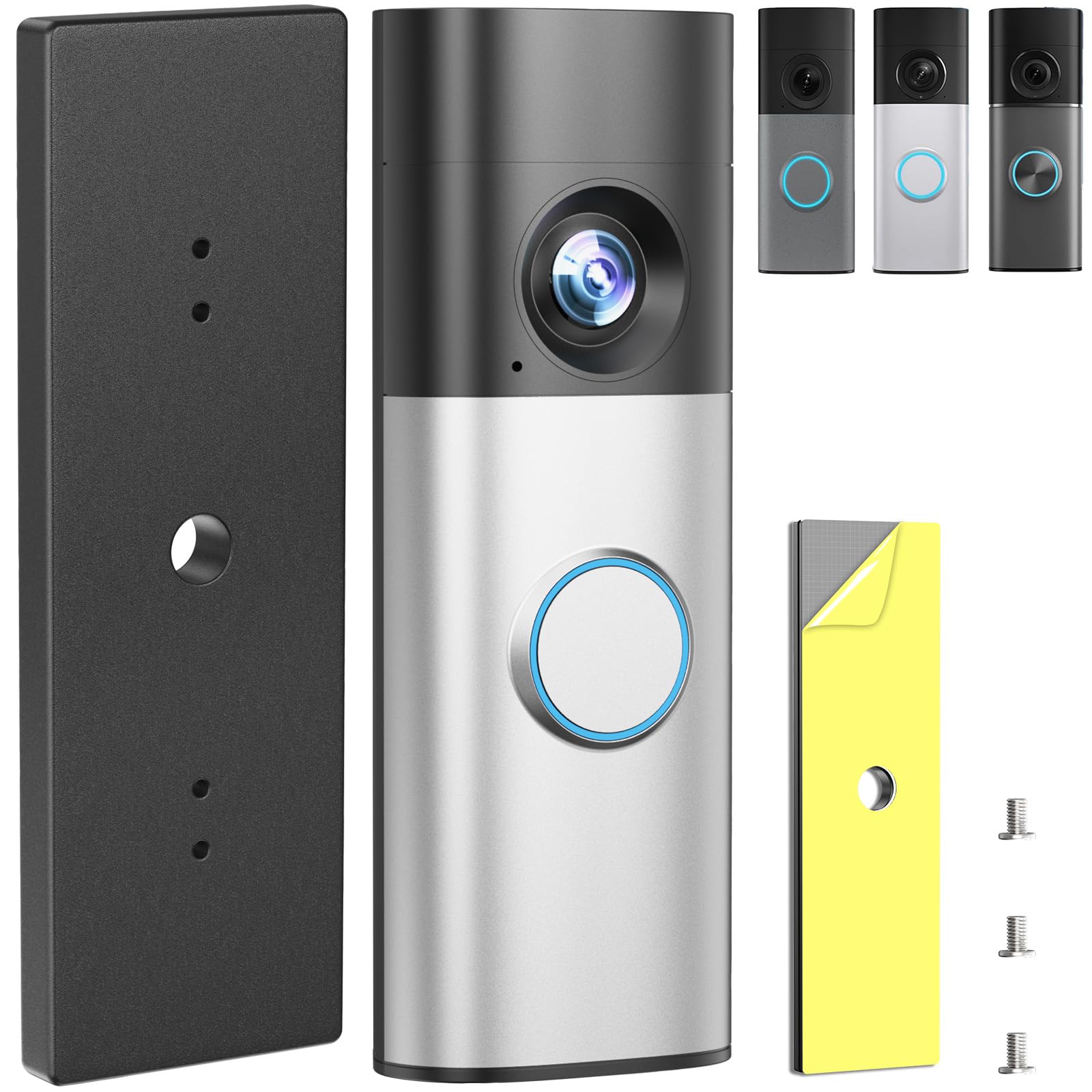 All Metal No-Drill Ring Doorbell Camera Mount for 2026 Ring Battery Doorbell/Plus/Pro and Wired Doorbell Plus/Pro(Newest Gen), Mounting Bracket Holder Accessories, Mounting Devices for Cameras โ image 1