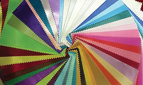 Miniatura 3 de Tela de satén verde Kelly de 5 yardas | 58 pulgadas de ancho asequible, ligera y económica. Suave, para bodas, decoración, vestidos, sábanas,