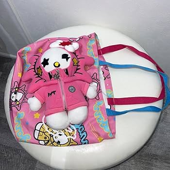 Amazon.co.jp: GLO GANG HelloGlo Plush Pink Hoodie pink