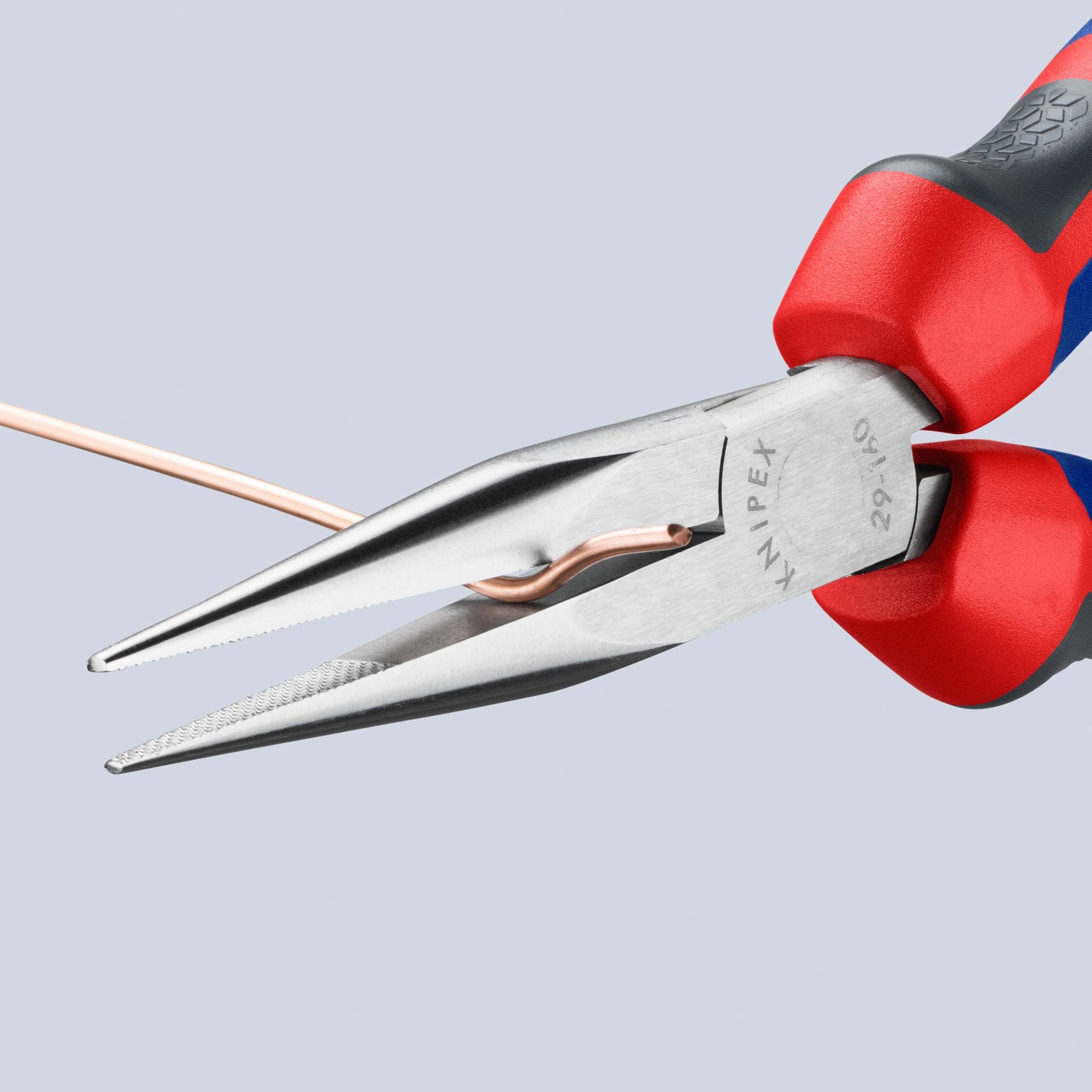 KNIPEX Telefonzange verchromt mit Comfort-Griffen 160 mm, 29 25 160