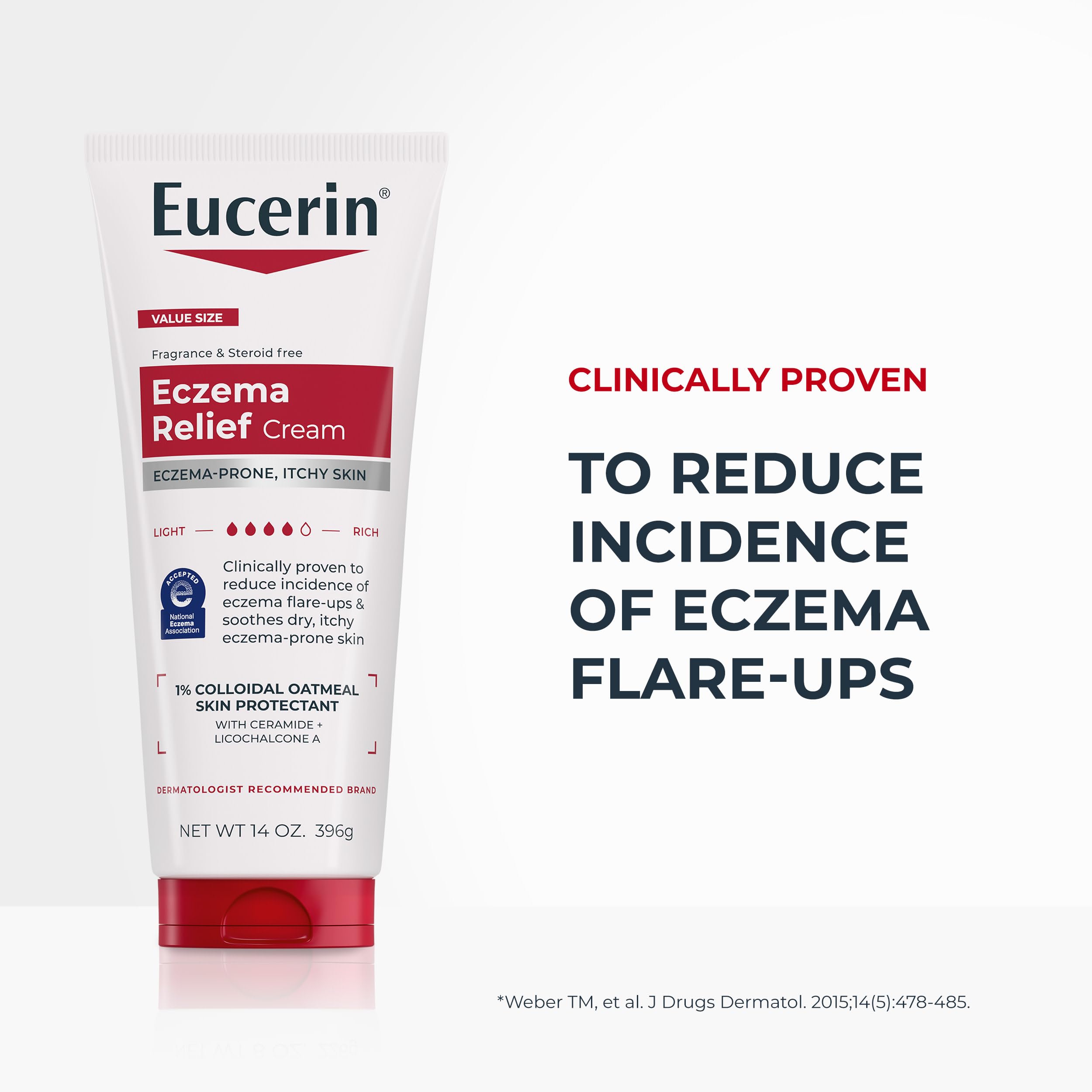 Eucerin Eczema Relief Cream with Colloidal Oatmeal, 14 OZ — Amazon image 3