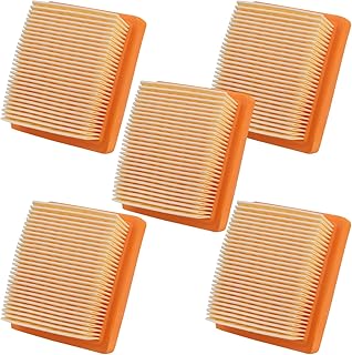 5 Pack 4180 141 0300 Air Filter Replace for Stihl 4180-141-0300, Compatible With STHIL KM91R KM131 FS89 FS91 FS111 FS131 FS311 FC96 String Trimmer Brushcutter