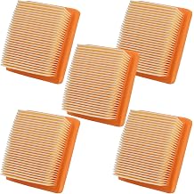 5 Pack 4180 141 0300 Air Filter Replace for Stihl 4180-141-0300, Compatible With STHIL KM91R KM131 FS89 FS91 FS111 FS131 FS311 FC96 String Trimmer Brushcutter
