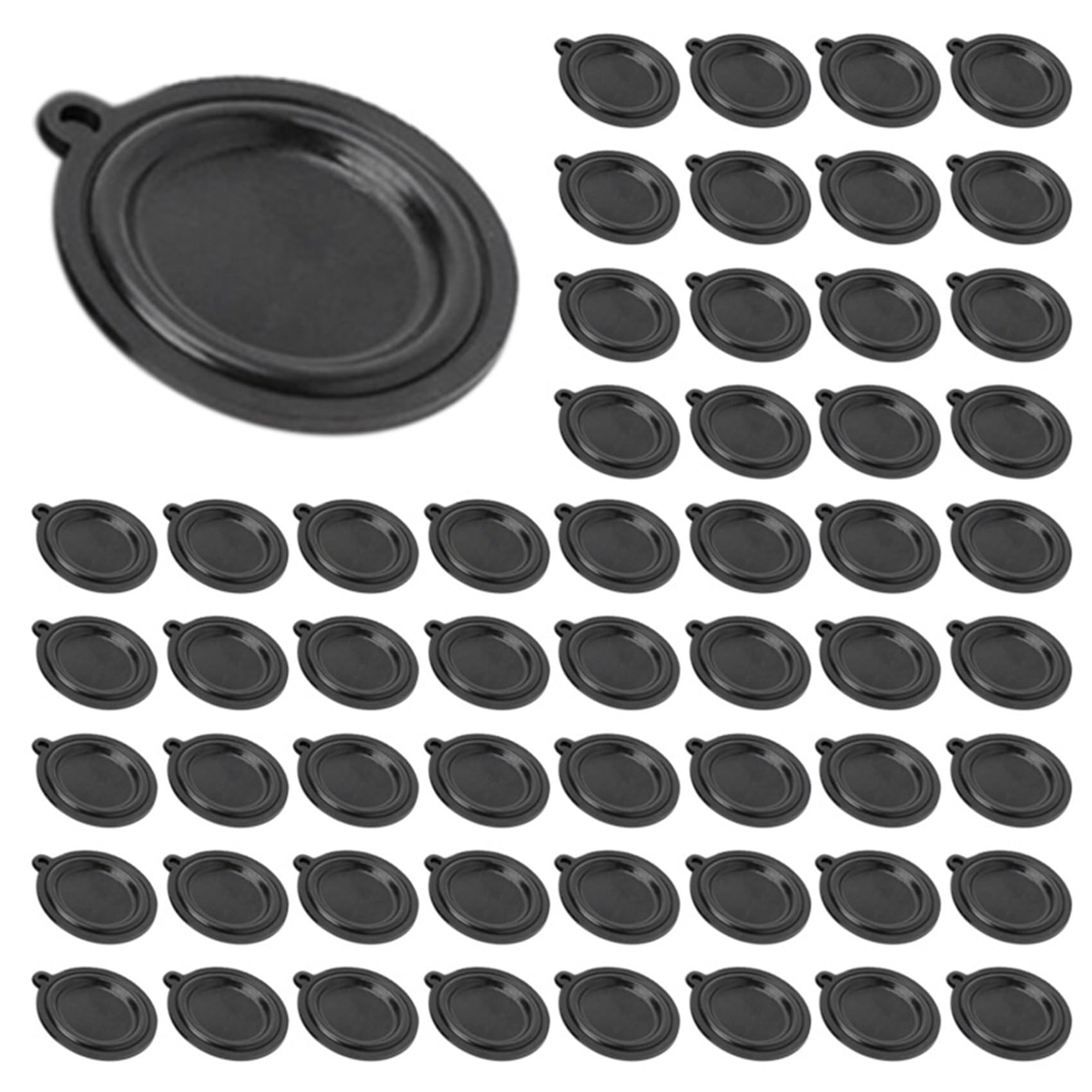 Jnchdghwa Black 200Pcs 50Mm Gas Water Heater Pressure Diaphragm Fittings Water-Gas Linkage Valve Water Film Tympanic Membrane