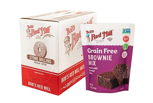 Bob's Red Mill Mezcla de brownie sin granos, 12 onzas (paquete de 5)