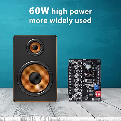 Miniatura 6 de Módulo de reproducción de voz de 60 W, PEMENOL DC 9-24 V reproductor de música de alta potencia MP3 amplificador de disparo 64Mbit almacenamiento