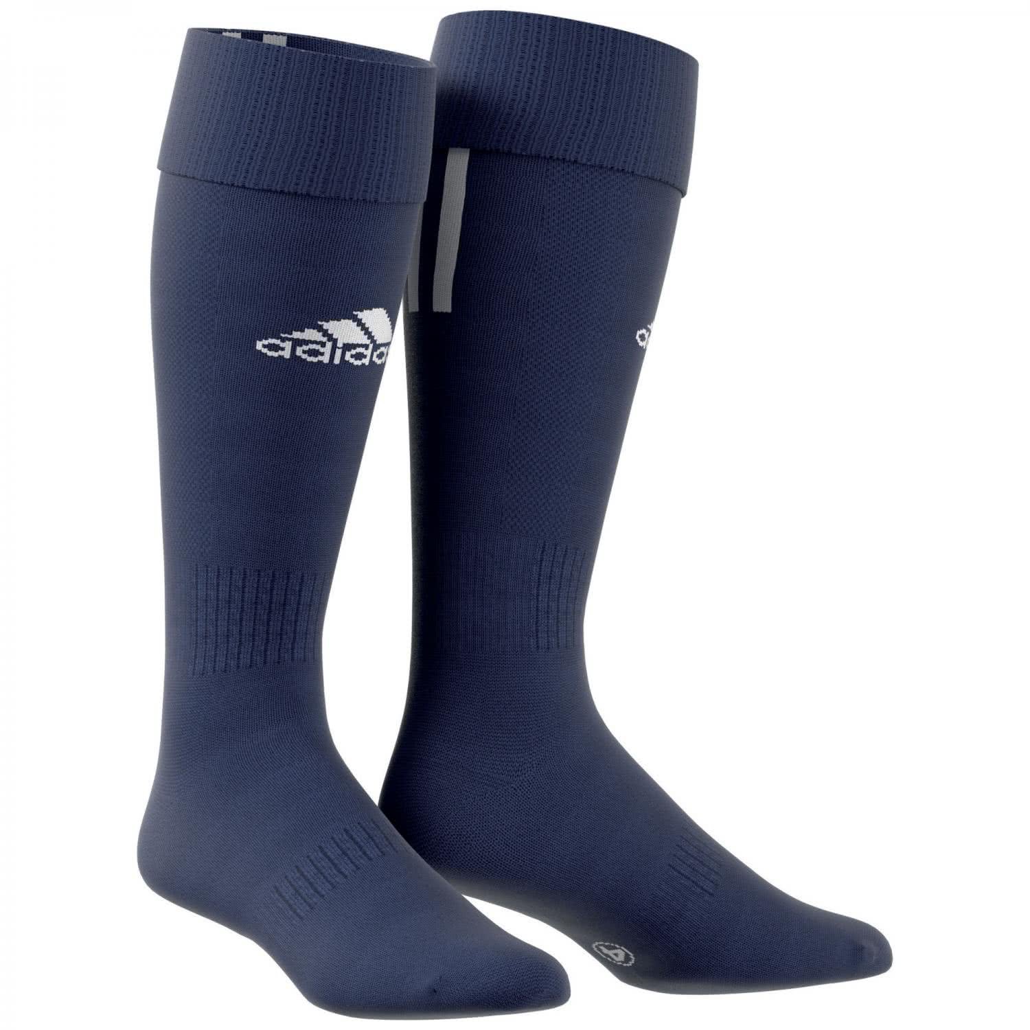 adidas Men's 3 Stripes Santos Football Socks, Blue (Bold Blue/White), 40-42 EU