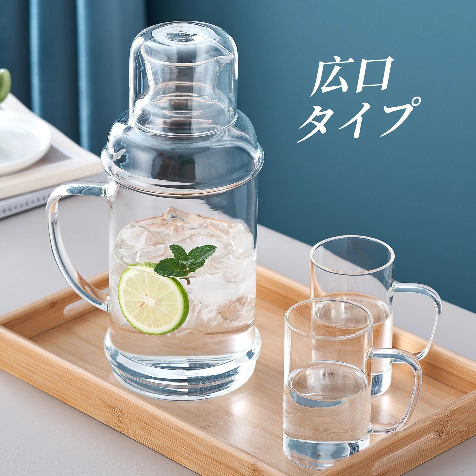Amazon.co.jp: Unbreakable ピッチャー 1L 麦茶ポット 耐熱ガラス 冷 