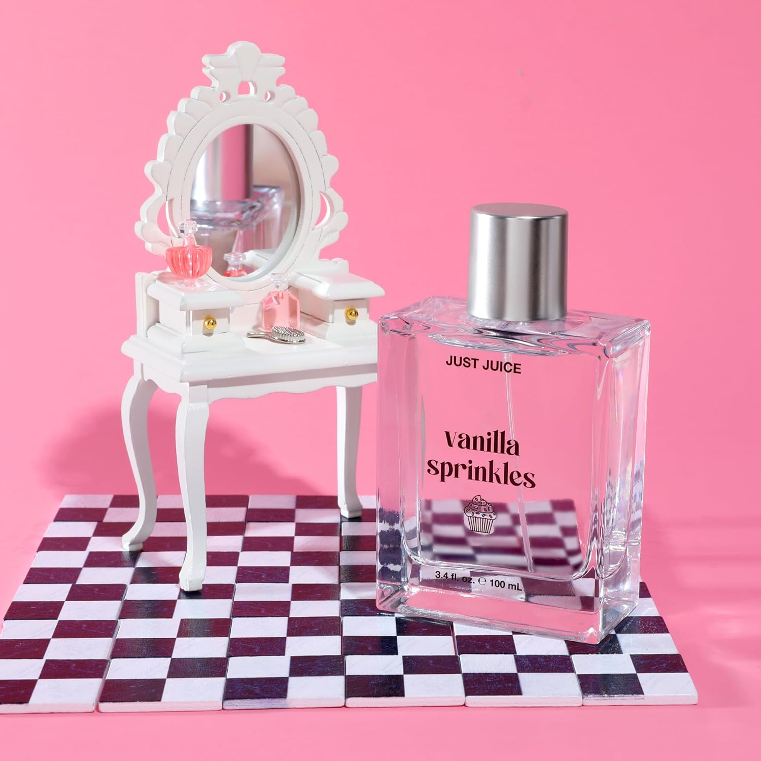 Just Juice Vanilla Sprinkles - Vanilla Perfume for Women and Men - Gourmand Perfume with Tonka Bean and Whipped Cream Notes - 3.4 oz - Image 5