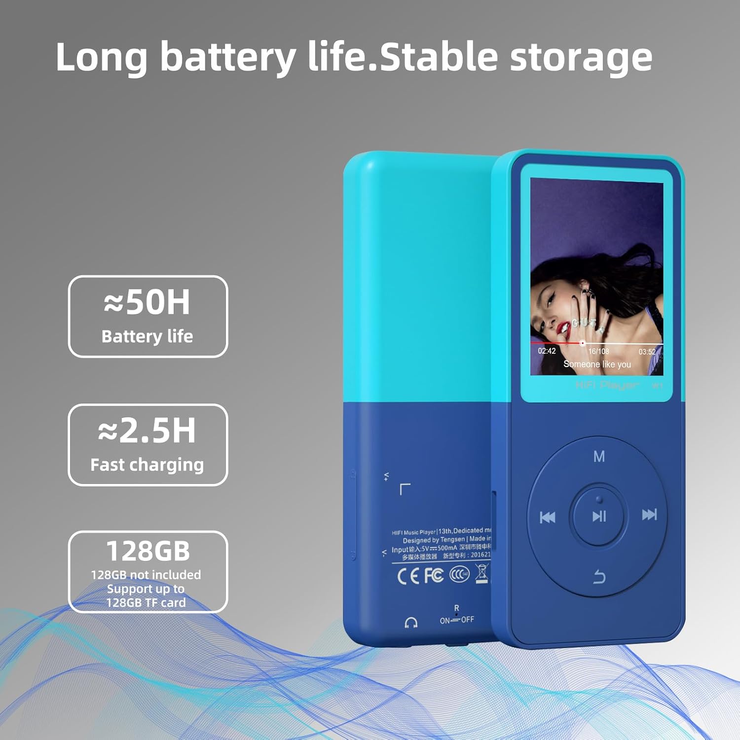 蓝牙 Mp3 播放器、经典便携式随身听 Mp3...