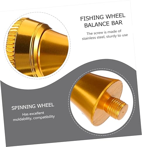 Miniatura 2 de SUPVOX Barra anticolisión, mango de carrete de pesca, perilla de pesca, mango de carrete de baitcast, carrete de pesca, equilibrador, barra