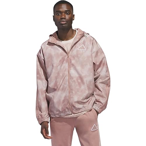 adidas mens Essentials All Over Printed Woven Jacket