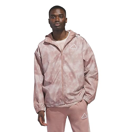 adidas mens Essentials All Over Printed Woven Jacket