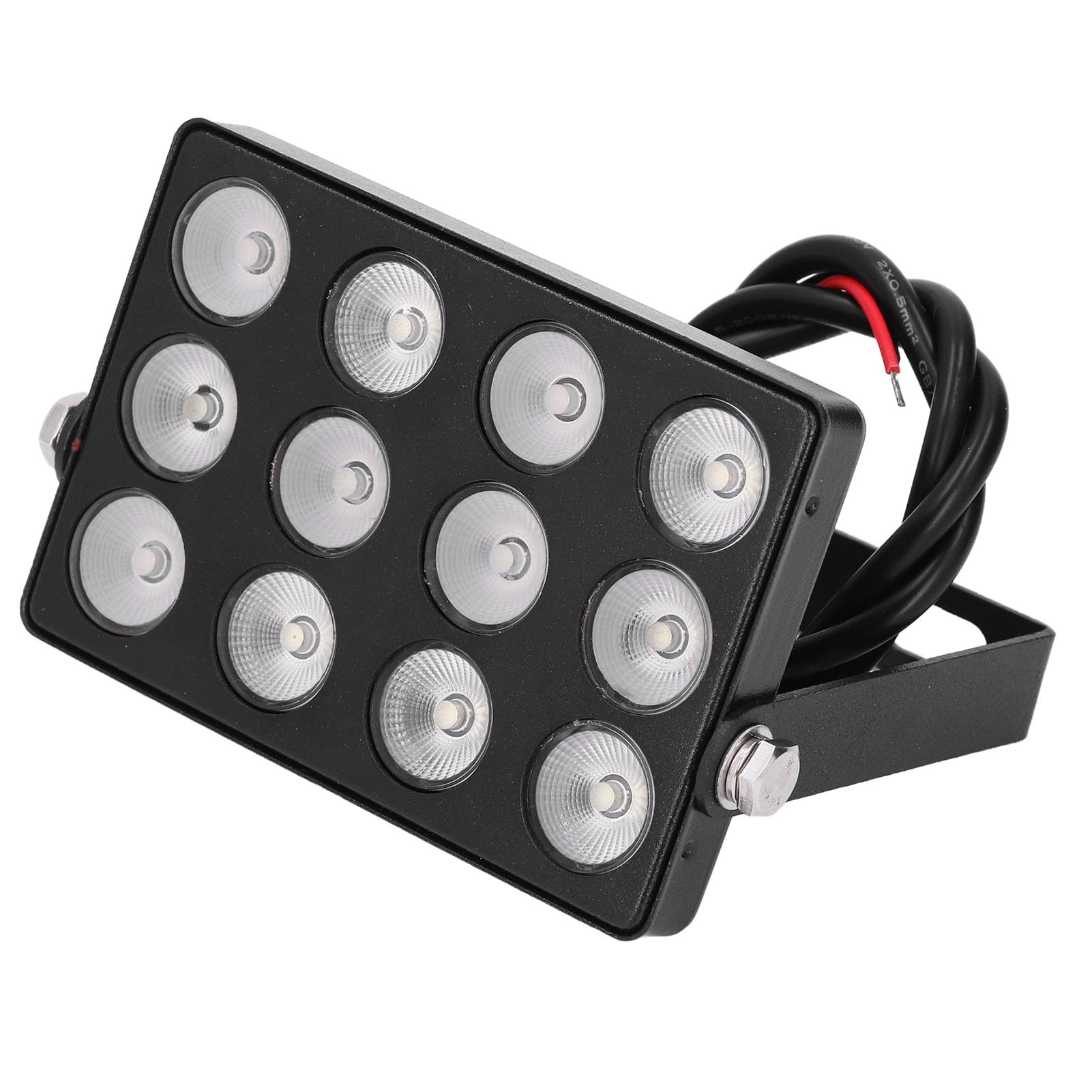 Lampa bezpieczeństwa LED Mavaol 12 W, obudowa ze stopu aluminium, przeciwwybuchowa, światłoczuła inteligentna lampa, szerokokątny zasięg 80 m, do parkingów i monitorowania
