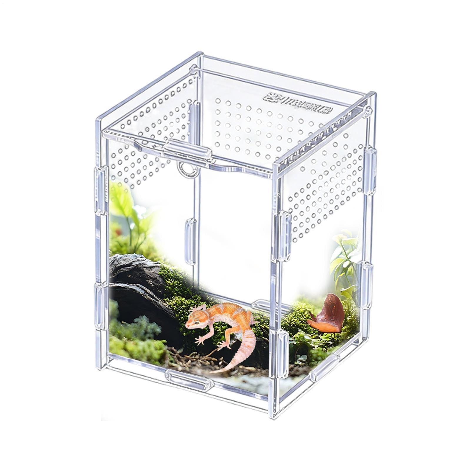 Reptile Enclosure Clear Acrylic Animal Cage