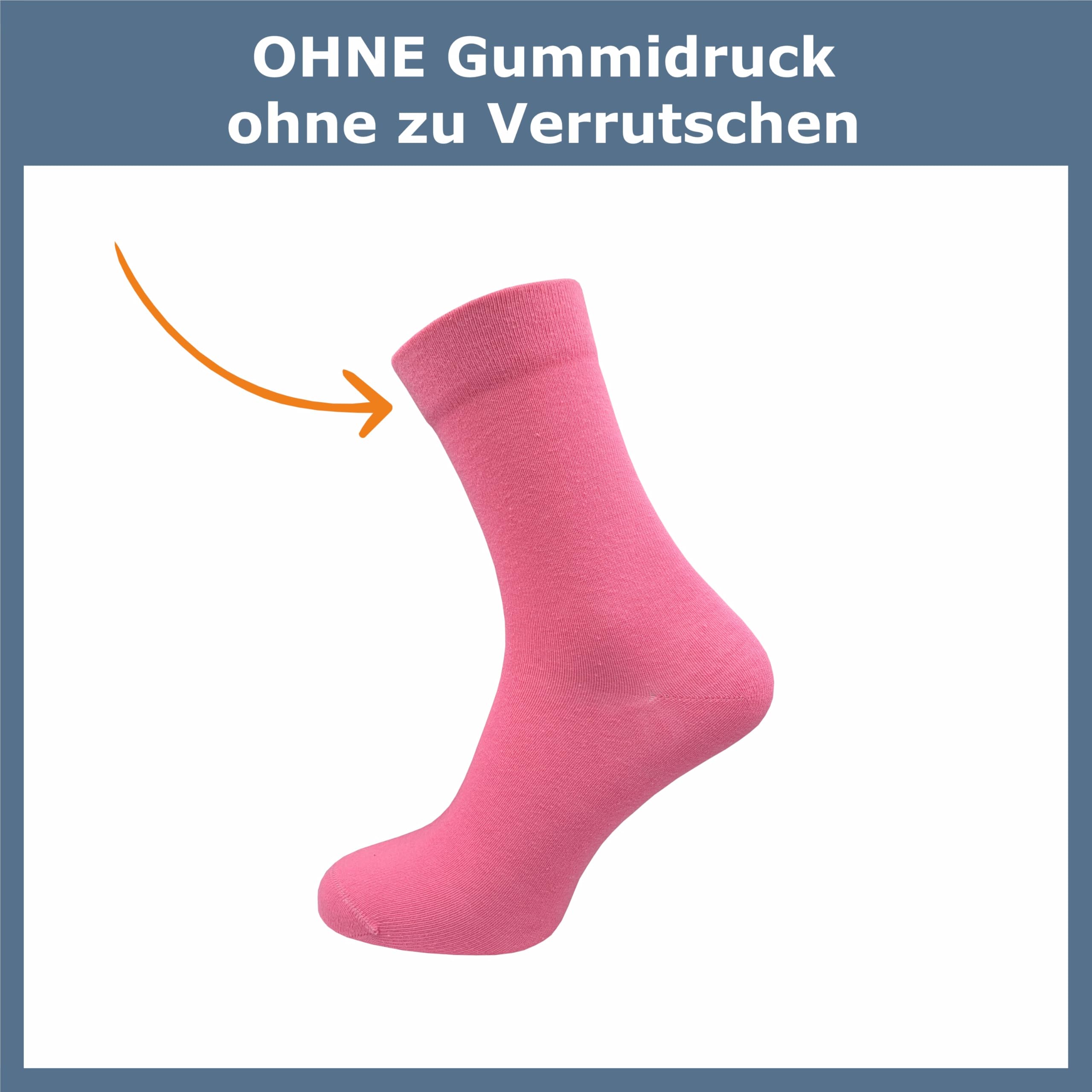 GAWILO Venensocken für Damen (9 Paar) | Ohne Gummibund & ohne drückende Naht | Socken mit Komfortbund | Weich & bequem