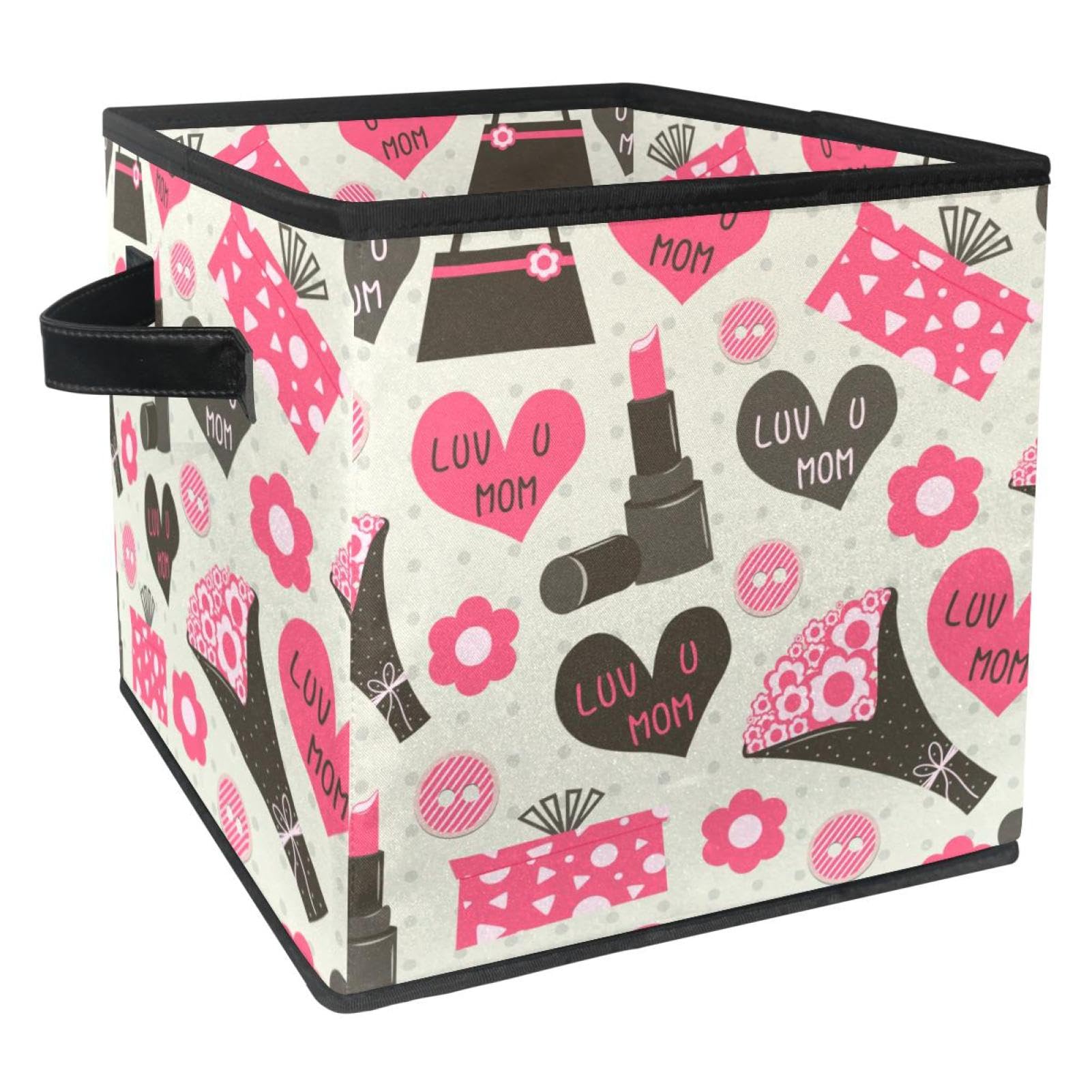 Boîte de rangement pliable en tissu fini le désordre de jouet et vêtement