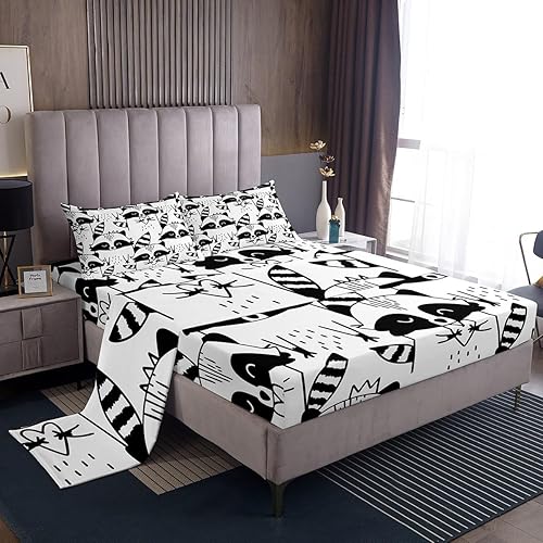 Miniatura 11 de Erosebridal Juego de sábanas retro de los años 80 y 90, para niños, adolescentes, música hip pop, notas musicales, sábana encimera vintage de 1980,