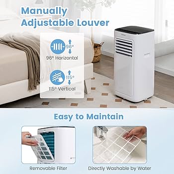 Amazon.com: COSTWAY Portable Air Conditioner, 9000 BTU Portable AC
