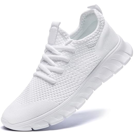 Mens Running Shoes Slip On Tennis Walking Sneakers Workout Athletic Lightweight Casual Sport Shoes