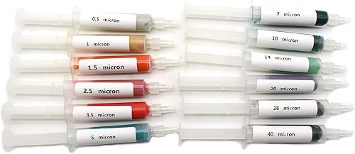 Miniatura 8 de Set de jeringas con compuesto de pasta abrasiva Temo de 5 gramos para pulido de diamantes