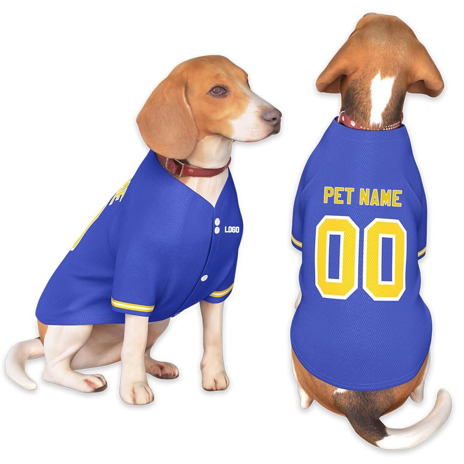 Customised Dog T Shirt With Name Number Dogs Baseball Jersey Personalized Team Dog Shirts Cat Pet Costume
