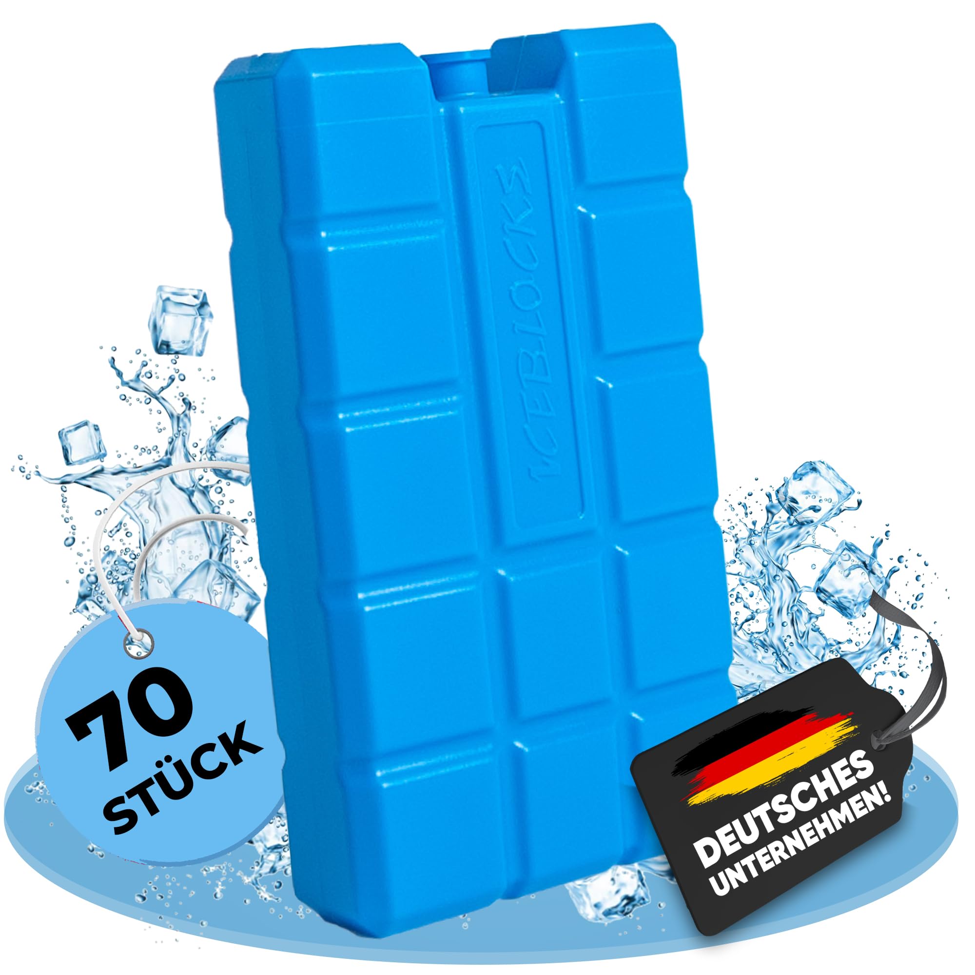 NEMT 2/4/6/8/10/12/24/35/70er Set Kühlakkus je 400ml für Kühlbox Kühltasche Kühltragetasche Kühlakku Kühlpads Kühlpack