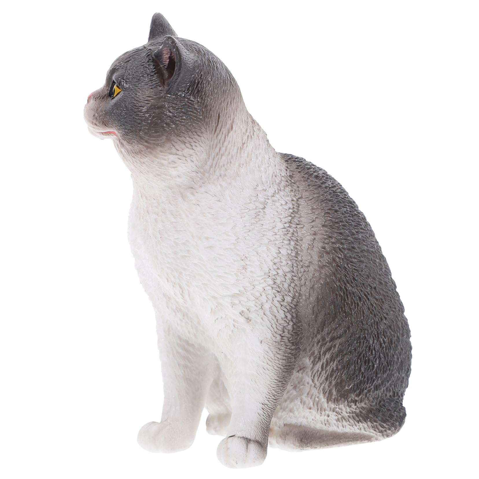 BESPORTBLE 3pezzi Statua Decorativa Di Gatto Plastica Scultura Elegante Per Giardino Cortile e Patio Statuetta Simpatica Per Decorare Spazi Esterni e Interni Per Giardino Prato e Libreria