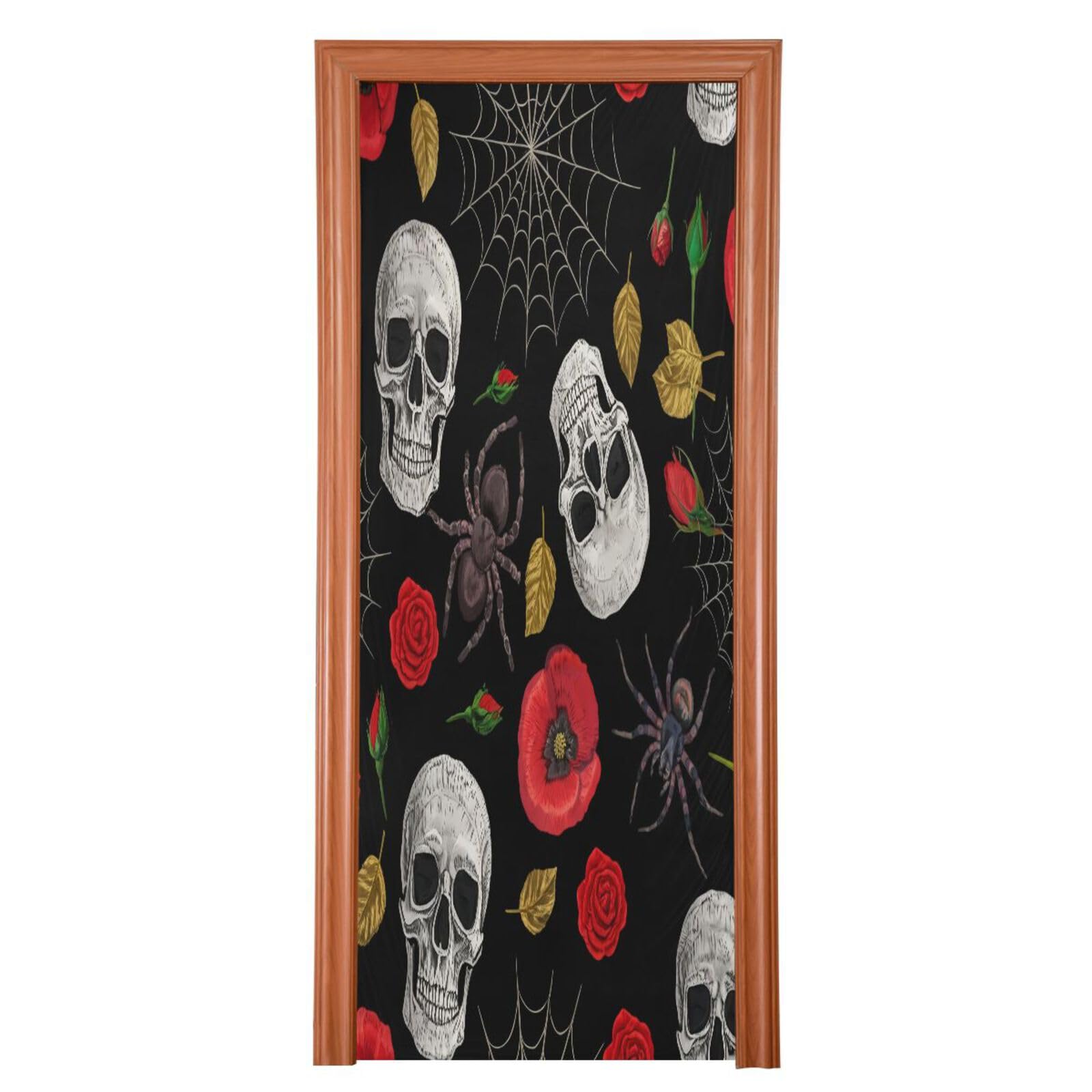Housse de porte d'Halloween et Noël pour sublimer votre entrée de maison