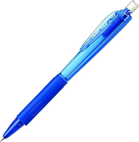 Pentel Wow - Lápiz mecánico, 0.020 in, barril azul, caja de 12 (AL405C)