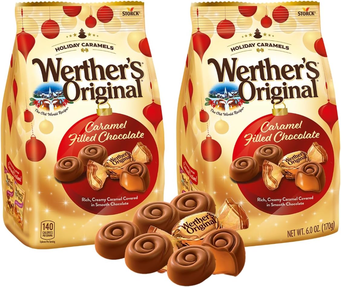 Amazon.com : Werther's Original Winter Limited Edition Caramel Filled ...