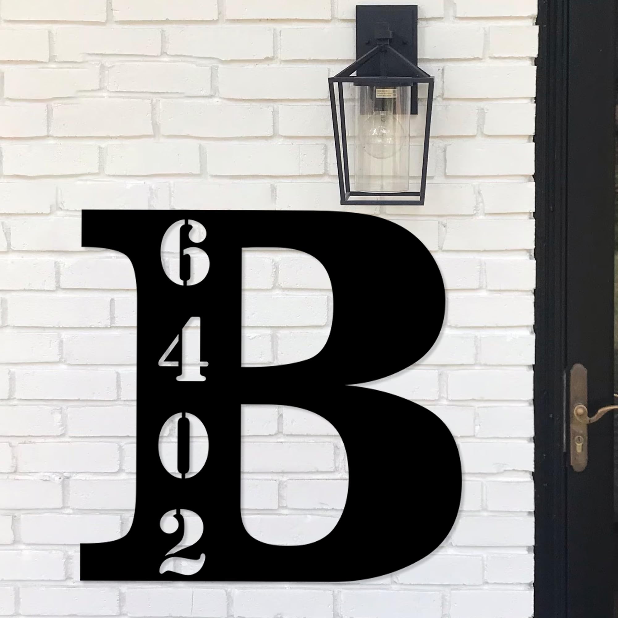 Amazon.com: Personalized Metal Letter Address Sign, Initial Amazon.com: Personalized Metal Letter Address Sign, Initial