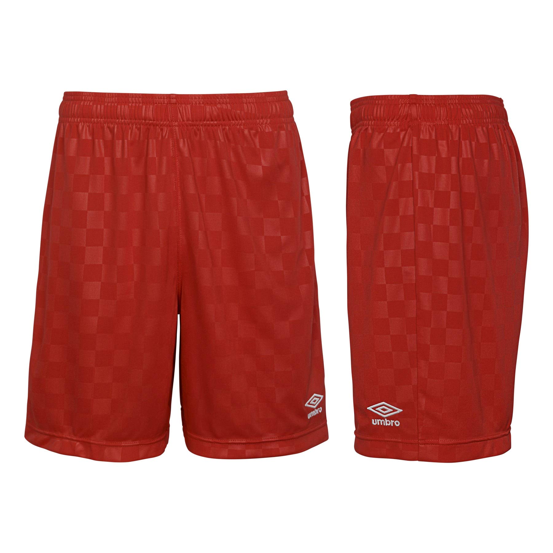 Umbro Checkered Short - Pantalones Cortos Unisex niños