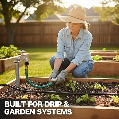Miniatura 6 de Orgrimmar Manguera de jardín sin fugas para riego sin torceduras y ligera, mangueras de agua de 12 pulgada con accesorios para exteriores y patio