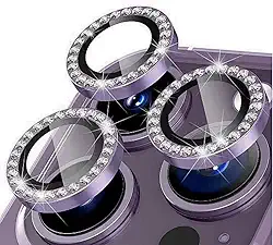 Kit Película Lentes De Câmera iPhone C/Strass kit Protetor Câmera Iphone Modelos Cores11 12 13 14 15, Mini, Plus, Pro, Pro Max (Preto, Iphone 11 Pro e 11 Pro Max)