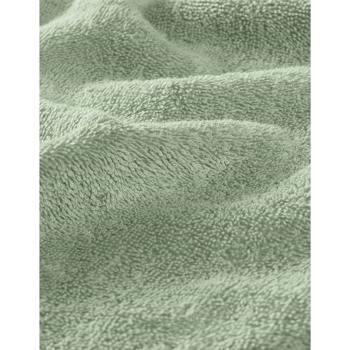 Sensei Maison - Peignoir col châle en Coton Biologique 420 g/m² Bio ORGANIKA - 3 - L - Sauge