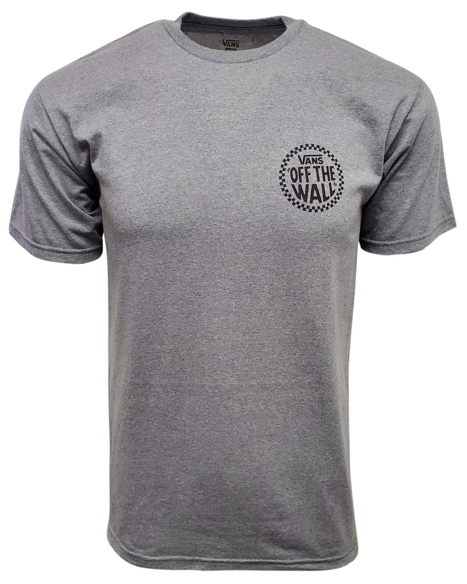 VansClassic Short Sleeve T-Shirt (Small, Grey/Black (OTW))