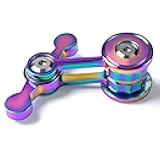 Fidget Spinner for Adults, Metal Silent Figette Toy Cool Gadgets for Teen Boys Kid Quiet Office Desk Toy Anxiety Stress Relief Calm Down Sensory Autism Autistic ADHD Christmas Stocking Stuffers Gifts