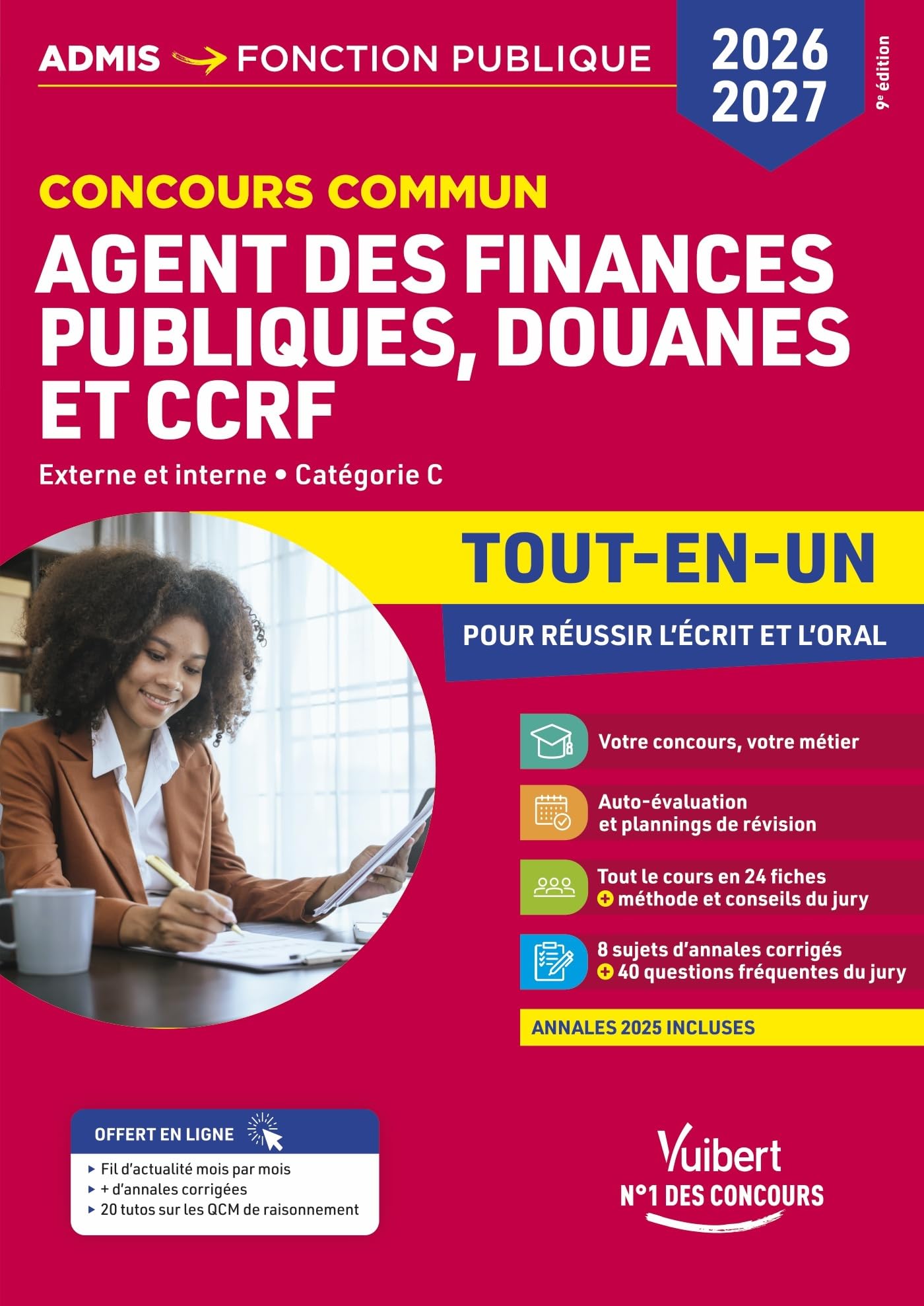 Concours commun Agent des finances publiques, douanes et CCRF 2026-2027 - Tout-en-un: Externe et interne - Catégorie C