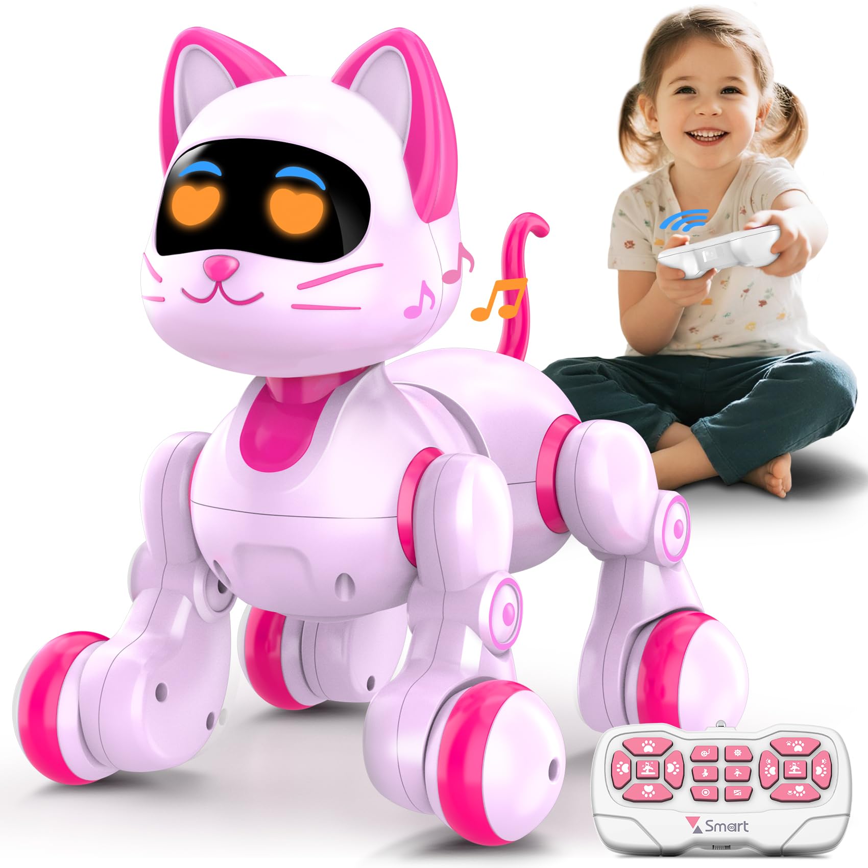 Robot Cat Interactive Toy
